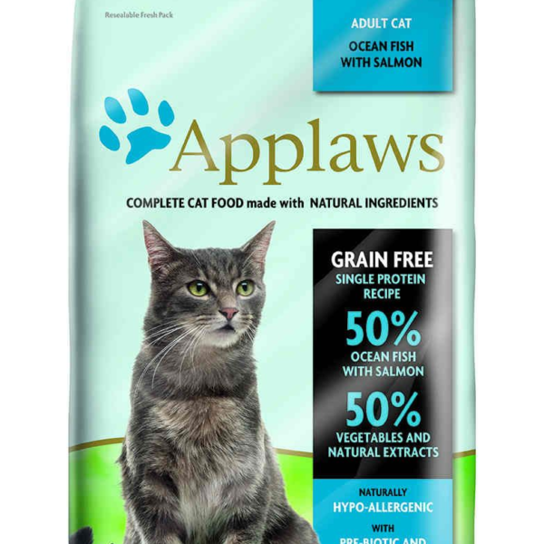 Applaws gato - Pescado del océano y salmón