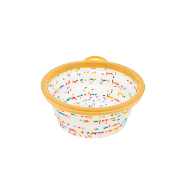 Cuenco plegable confeti