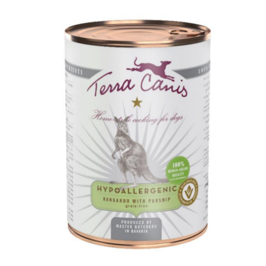 Terra Canis Hipoalergénica - Canguro con chirivía