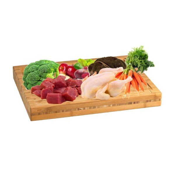 Menú BARF de Pollo y Ternera 600 g - NaturaBarf