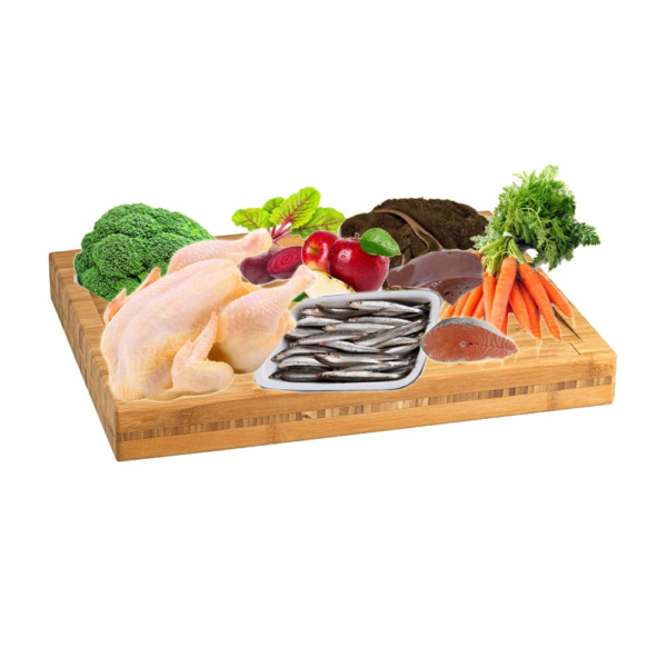 Menú BARF de pavo y pescado 600 g - NaturaBarf