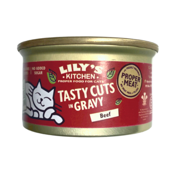 Lily’s Kitchen gato - Bocaditos de ternera en salsa