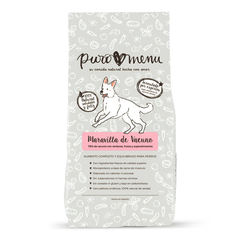 Menú BARF Maravilla de Vacuno - Puromenú