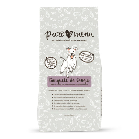 Menú BARF Banquete de Conejo - Puromenú