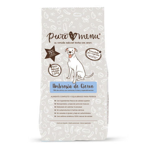 Menú BARF Ambrosía de Ciervo - Puromenú