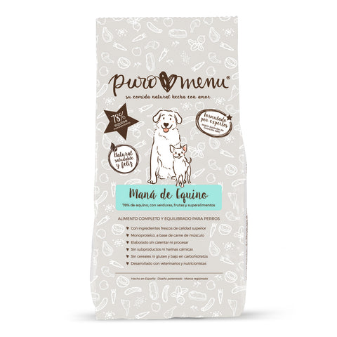 Menú BARF Maná de Equino - Puromenú