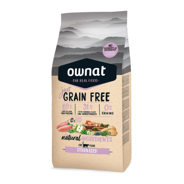 Ownat - Just Grain Free Esterilizado Gato