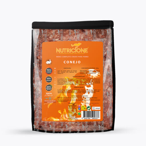 Menú modelo presa Conejo - Nutricione