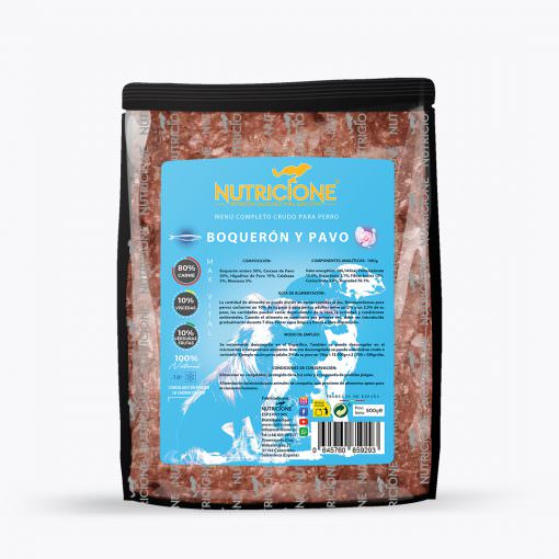 Menú de Boquerón  y Pavo - Nutricione