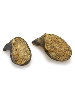 Pezuña de búfalo rellena de hígado de búfalo