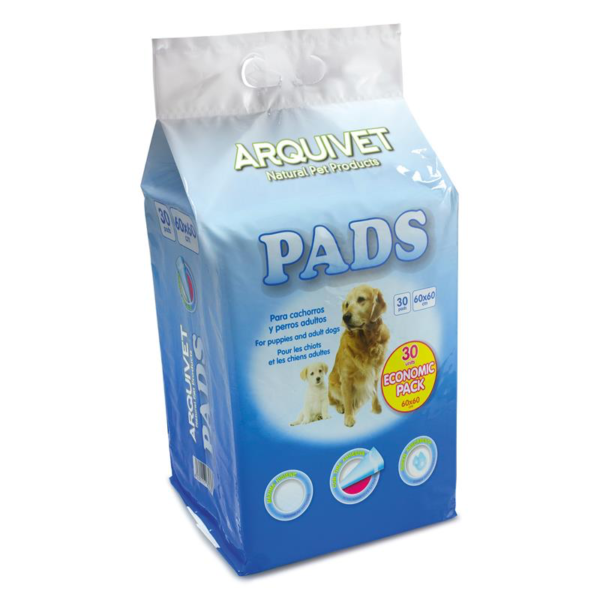 Pack empapadores biodegradables 30 unidades 60x60cm