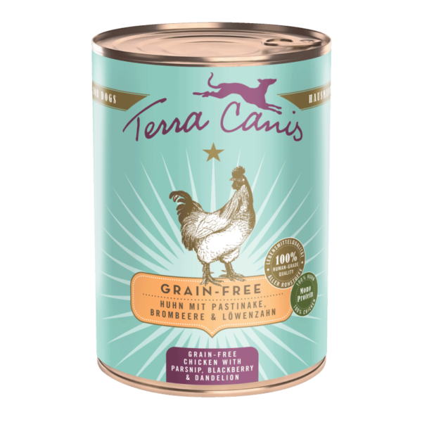 Terra Canis - Pollo con chirivía y zarzamora  (sin cereales)